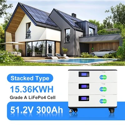 Storio Ynni Preswyl 15KWH Batri Solar Stacked 51.2V 300Ah Cylch Bywyd Hir