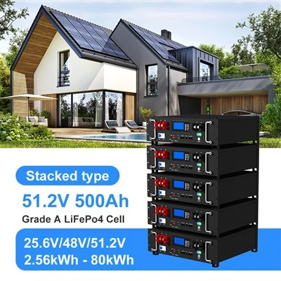 Pecyn Batri Lithiwm Solar 51.2V 500AH 25KWH Batris rac gweinydd