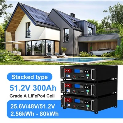 ZBPower Stactable 51.2V 300AH Lithiwm Batri 6000 Bywyd Beicio 15kWh